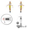 Home Gym Full Body Exerciser - Electronic Jump Skip Rope for any one - Pink