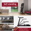 3.75HP Folding Treadmill with APP and 12 Preset Programs - Black