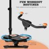 Foldable Ab Twister, Height Adjustable Twist Board with LCD Monitor, for Total Body Toning Workout - default