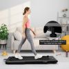 2.25HP 2 in 1 Folding Treadmill with APP Speaker Remote Control - Black
