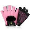 Breathable Fitness Gloves Gym Weightlifting Yoga Bodybuilding Training Sports Thin Non-slip Half Finger Cycling Gloves Equipment - Black S1 - China