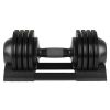 52LBS Adjustable dumbbell steel and plastic(Rubber coated dumbbell) - default title