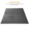 Puzzle Exercise Mat Foam Gym EVA Mat Interlocking Tiles Protective Flooring for Gym Equipment and Cushion for Workouts - Grey