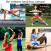 Resistance Loop Bands Exercise Set Fitness Workout Stretch Elastic Legs Therapy Exercise - Ask Gecko