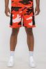 Weiv Mens Full Camo Sweat Shorts - BLUE - S