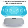 Full Body Vibration Platform Crazy Fitness Massage 10-Frequency Weight Loss & Fat Burner Shaking Machine For Unisex Grey 034 - Grey - ABS