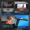 4.75HP Folding Treadmill with Preset Programs Touch Screen Control - Black