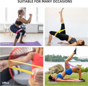 5 PREMIUM QUALITY LOOP RESISTANCE BANDS: