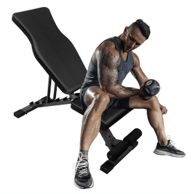 SKU: W2031132422 Strength Training weightlifting bench sit chair folding tilt / drop bench