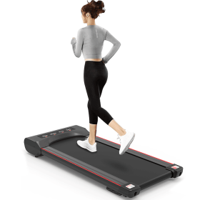 Remote Portable Treadmill 280 LBS Walking pad Aerobic Training Table Under Treadmill Home and Office P