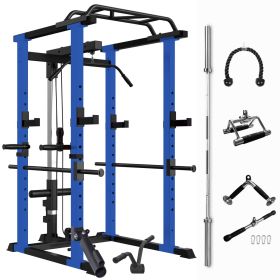 Power Cage with Lat Pull-down