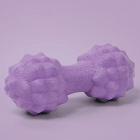 Massage Ball Effective Muscle Relaxation Fitness Equipment Fascia Exercise Relieve Pain Yoga Ball For Fitness (color: Purple, Items: Floating Point Double Ball)