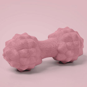 Massage Ball Effective Muscle Relaxation Fitness Equipment Fascia Exercise Relieve Pain Yoga Ball For Fitness (color: Pink, Items: Floating Point Double Ball)