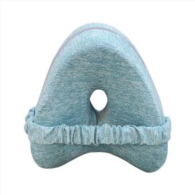 1pc Orthopedic Knee Pillow With Memory Foam For Pain Relief And Pregnancy (color: Green)