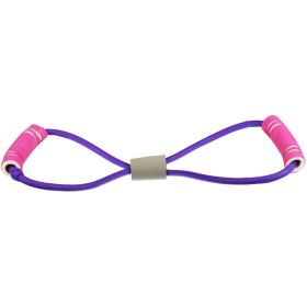 Yoga Fitness Equipment Rubber Exercise Pull Rope(USPS Shiping) (color: Pink, Type: Pull Rope)