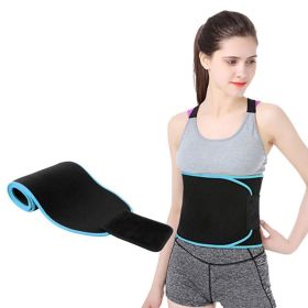 Waist Trainer-Trimmer Belt (color: Blue)